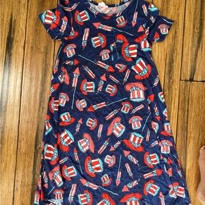 Lularoe small patriotic dress